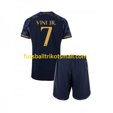 Fußballtrikots Real Madrid Vinicius Junior 7 Kinder 2023-2024 Kurzarm Auswärts-trikot kaufen